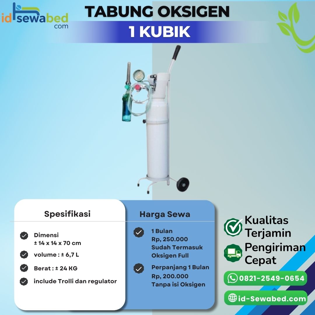 Tabung Oksigen 1 Kubik