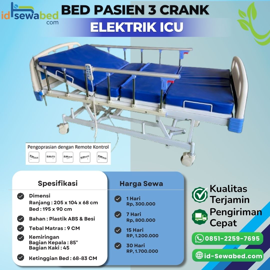 Bed Pasien Elektrik ICU