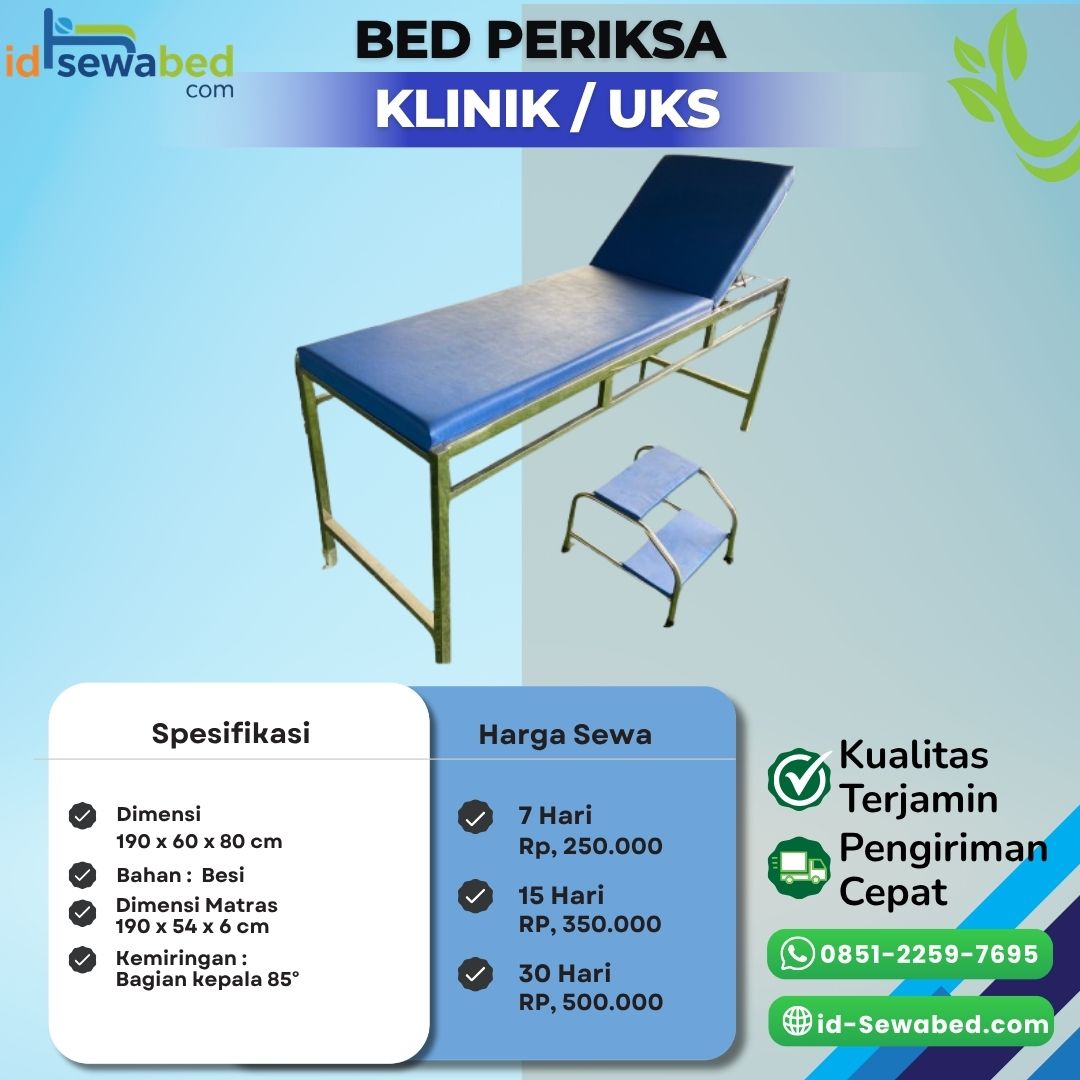 Bed Periksa UKS / Meja Periksa