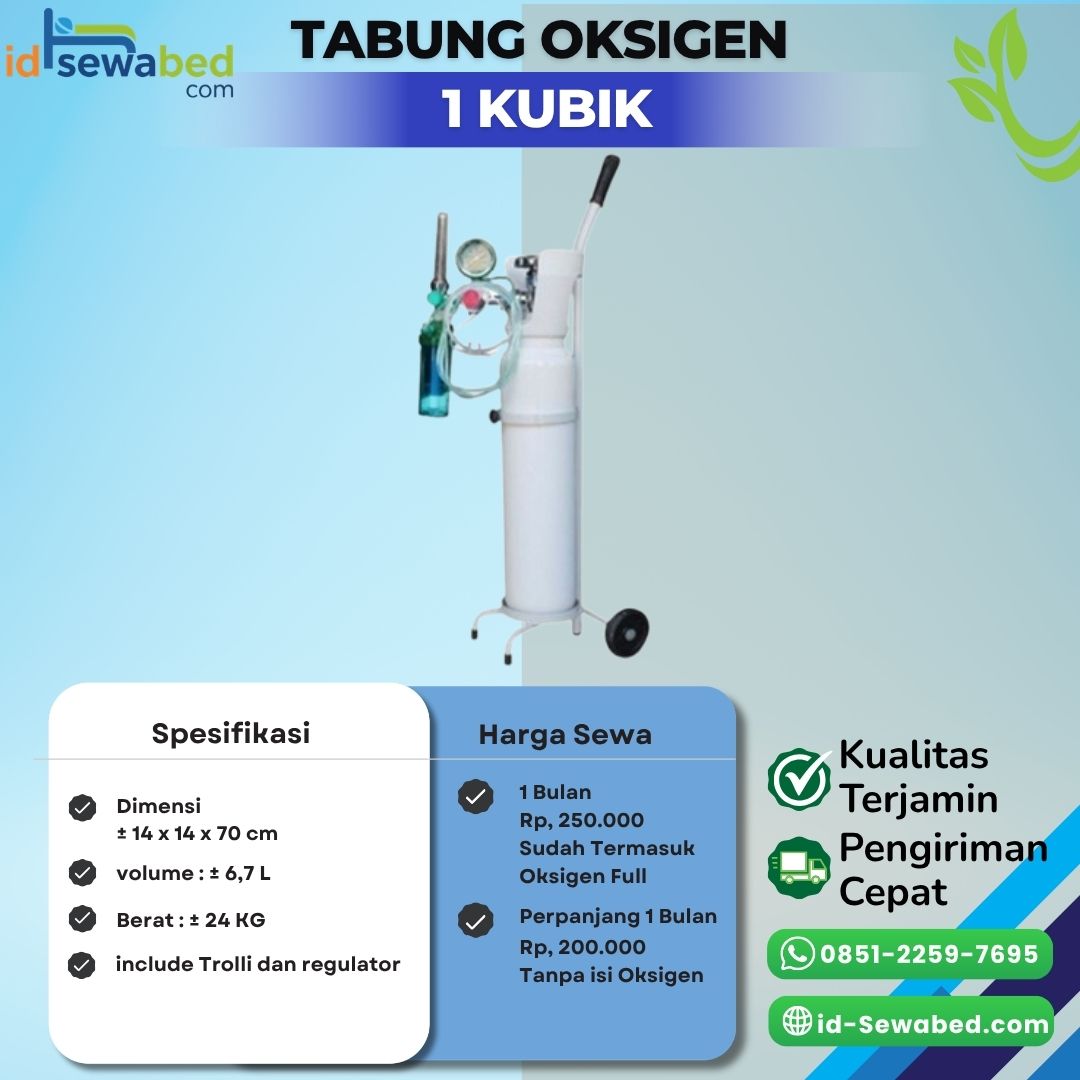 Tabung Oksigen 1 Kubik
